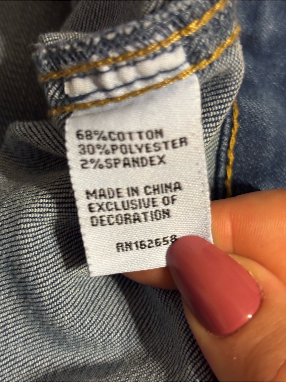 Women’s Straight-Leg Jeans in Dark Blue with Front Patch Pockets - Picture 7 of 14